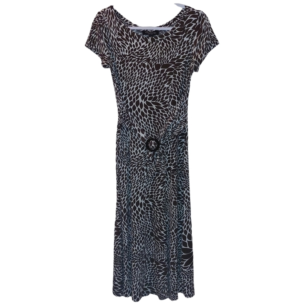 𝅺PERCEPTIONS NEW YORK Ladies Mock Wrap Dress